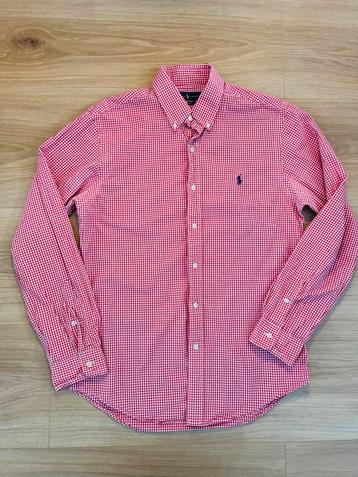 Ralph Lauren overhemd rood geruit S beschikbaar voor biedingen