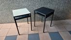 Twee keer Ikea Nyboda bijzettafel, Huis en Inrichting, Tafels | Bijzettafels, Ophalen, Rond, Minder dan 55 cm, 45 tot 60 cm