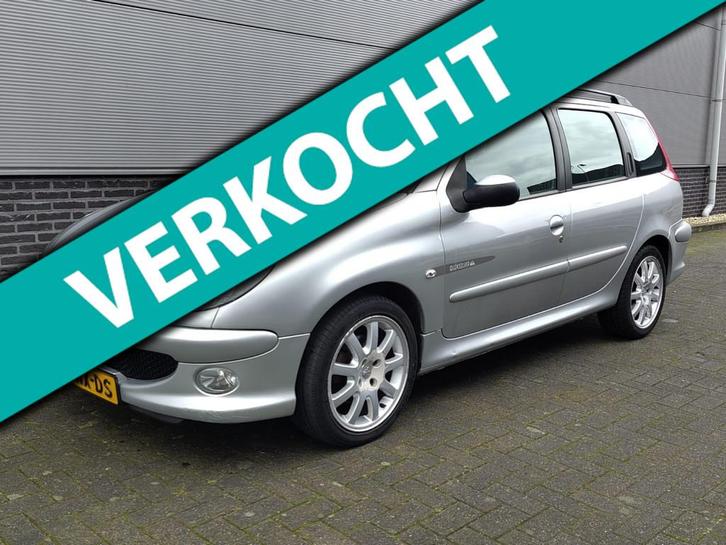 Peugeot 206 SW 1.6-16V Griffe - NAP - APK tot 09-09-2026, Auto's, Peugeot, Bedrijf, Te koop, ABS, Airbags, Airconditioning, Boordcomputer