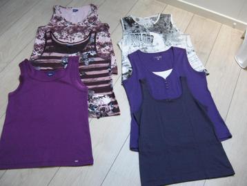 6 Verschill tops hemdjes M/L Cecil  C & A  MS samen €12.50 beschikbaar voor biedingen