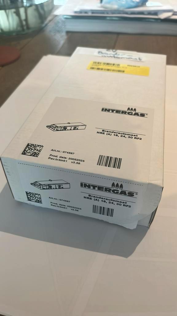 Intergas branderautomaat HRE 18, 24, 30 art.nr.: 074597, Doe-het-zelf en Verbouw, Verwarming en Radiatoren, Zo goed als nieuw