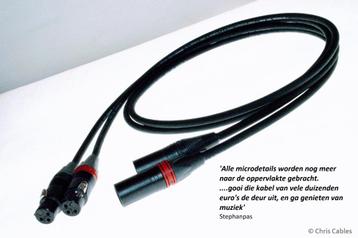 'The Carbon One' audiophile interlinks van Chris Cables