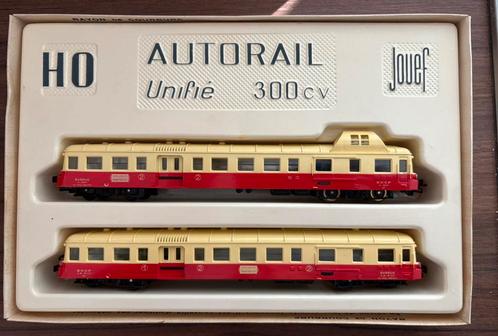 Jouef Autorail Unifié 300CV SNCF H0 Model in originele Doos, Hobby en Vrije tijd, Modeltreinen | H0, Zo goed als nieuw, Treinset