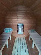 Barrel sauna, Sport en Fitness, Sauna, Nieuw, Complete sauna, Ophalen of Verzenden, Fins of Traditioneel