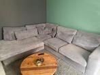 Prachtige hoekbank grijs / rib, Ophalen of Verzenden, Zo goed als nieuw