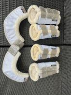 Beenbeschermers set wit, Dieren en Toebehoren, Paarden en Pony's | Beschermers, Ophalen of Verzenden, Zo goed als nieuw