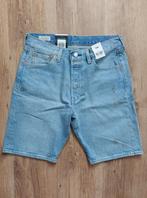 Levis 501 Hemmed denim shorts NEW, Ophalen of Verzenden, Nieuw, Blauw, W32 (confectie 46) of kleiner