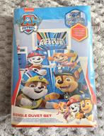 PAW PATROL 140cm x 200cm dekbedovertrek + kussensloop, Ophalen, Overige kleuren, Jongetje of Meisje, Dekbedovertrek