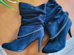 Blauwe laarsjes maat 40 valt als 39, Kleding | Dames, Schoenen, Ophalen of Verzenden, Zo goed als nieuw, Blauw
