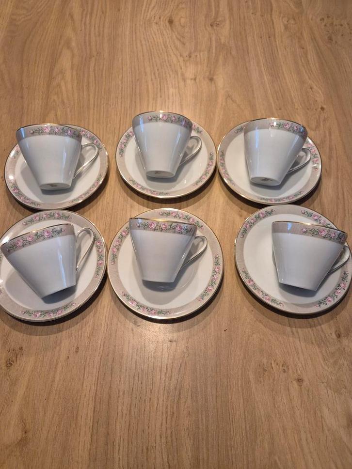 Kop en schotels, Antiek en Kunst, Antiek | Servies los, Ophalen of Verzenden