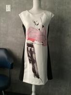 Steps jurk wearable art collection Petra Lunenberg L/M, Kleding | Dames, Ophalen of Verzenden, Gedragen, Maat 38/40 (M), Zwart