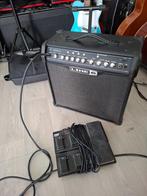 line 6  modeling versterker 30 wat incl switch pedaal, Ophalen, Zo goed als nieuw, Gitaar, Minder dan 50 watt