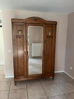 Antieke kast met spiegeldeur - zelf demonteren, Antiek en Kunst, Ophalen of Verzenden