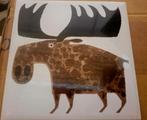 Kenneth Townsend Menagerie serie Eland wandtegel jaren 60/70, Ophalen, Zo goed als nieuw