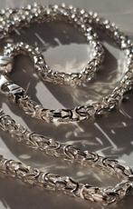 Italiaans Koningsketting 925 Zilver | 4,3 mm, Ophalen of Verzenden, Nieuw, Zilver