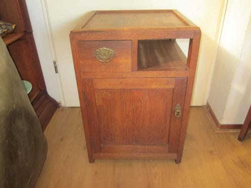 Nachtkastje Art Deco eiken, Antiek en Kunst, Antiek | Meubels | Kasten, Ophalen
