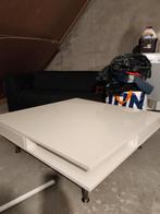 Witte salon tafel met lades, Doe-het-zelf en Verbouw, Platen en Panelen, Ophalen of Verzenden, Gebruikt, Hout, 20 tot 50 mm