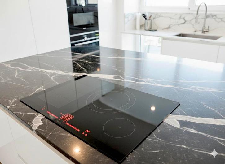 Siemens (IQ700) EX875LEC1E inductie kookplaat 80 cm, Witgoed en Apparatuur, Kookplaten, Zo goed als nieuw, Inbouw, Inductie, 4 kookzones