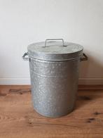 Prullenbak zink 20L, Ophalen, Gebruikt, 20 tot 30 liter, Metaal