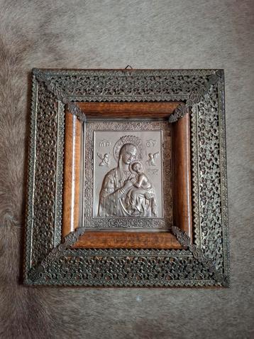 Religieus Schilderij - Madonna met Kind beschikbaar voor biedingen