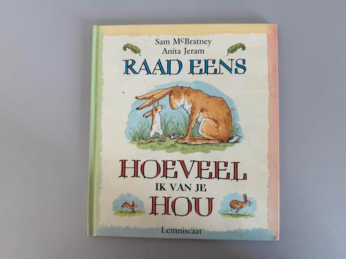 ALS NIEUW Anita Jeram - Raad eens hoeveel ik van je hou, Boeken, Prentenboeken en Plaatjesalbums, Zo goed als nieuw, Ophalen of Verzenden