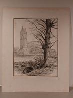 Gezicht op Goutum Friesland, door J. Mast (?), Ophalen of Verzenden