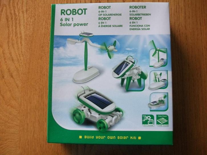 ROBOT 6 in 1 Solar Power (geopende doos) W, Kinderen en Baby's, Speelgoed | Educatief en Creatief, Zo goed als nieuw, Knutselen