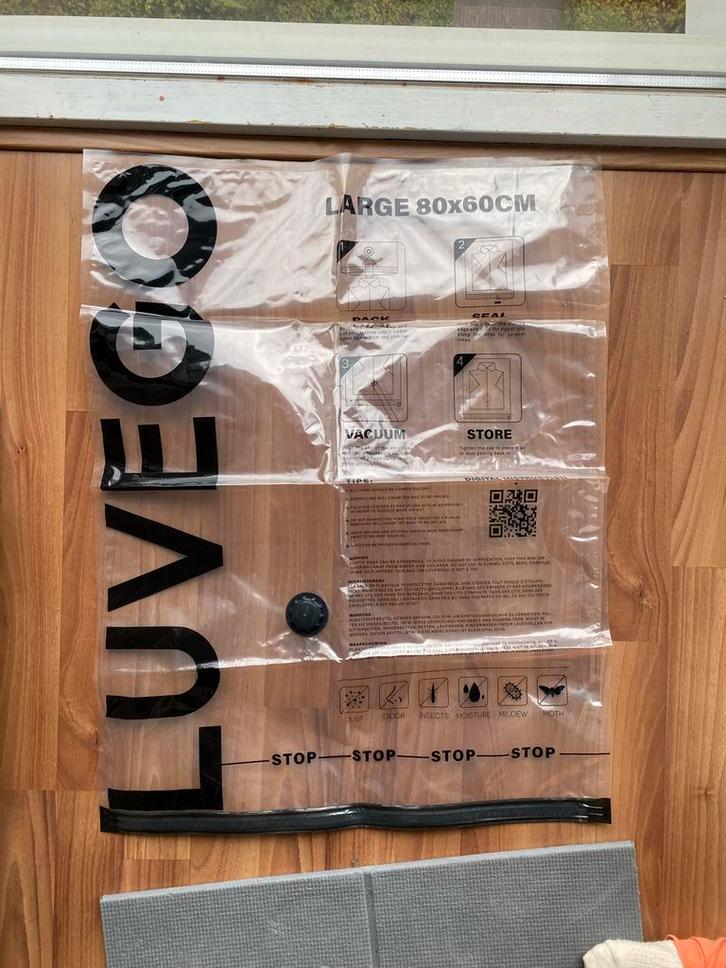 9x Vacuümzakken - 3 Maten - Ruimtebesparend!, Huis en Inrichting, Woonaccessoires | Overige, Nieuw, Ophalen of Verzenden