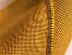 De Ploeg okergele vintage meubelstof (1,87 meter), Overige materialen, 120 cm of meer, Geel, Nieuw