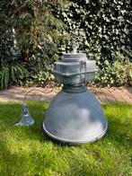 Grijze Industriële Hanglamp - 62cm, Huis en Inrichting, Ophalen, Gebruikt, Metaal, 50 tot 75 cm