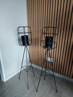 Set van 2 metalen plantenstandaards, Ophalen of Verzenden, Zo goed als nieuw