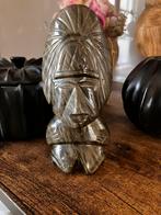 Vintage ( TIKI) Azteekse krijger  / goudobsidiaan, Antiek en Kunst, Ophalen of Verzenden