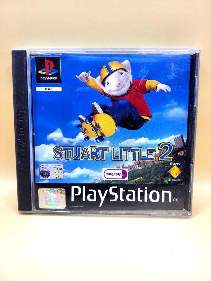 Stuart Little 2 - PS1, Spelcomputers en Games, Games | Sony PlayStation 1, Zo goed als nieuw, Avontuur en Actie, 1 speler, Vanaf 3 jaar