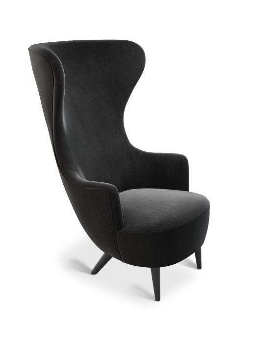 Tom Dixon Wingback Stoel - Design Icoon, Huis en Inrichting, Fauteuils, Nieuw, Hout, Stof, 75 tot 100 cm, 75 tot 100 cm, Ophalen of Verzenden