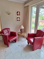 JORI JR-3280 VINCI FAUTEUIL (2 RODE) I.Z.G.S., Huis en Inrichting, Fauteuils, Minder dan 75 cm, Leer, Ophalen of Verzenden, Zo goed als nieuw