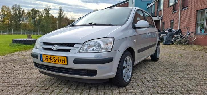 Hyundai Getz 1.3 5DRS 2005 Grijs, Auto's, Hyundai, Particulier, Getz, ABS, Airbags, Alarm, Centrale vergrendeling, Elektrische ramen