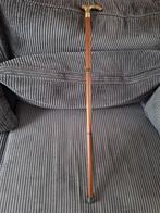 Vintage wandelstok met messing handvat., Diversen, Wandelstokken, Ophalen of Verzenden