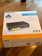 NETGEAR ProSAFE GS108PE Plus Switch PoE - Nieuw, Computers en Software, Netwerk switches, Ophalen of Verzenden, Nieuw