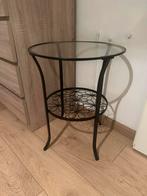 Bijzettafel, Ophalen, Minder dan 55 cm, Metaal of Aluminium, Rond