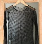 Zwart doorschijnend jurkje maat m Zara, Kleding | Dames, Jurken, Maat 38/40 (M), Verzenden, Zo goed als nieuw, Boven de knie