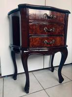 Brocante Queen Anne ladenkastjes van notenhout, Antiek en Kunst, Ophalen of Verzenden