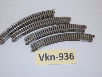 Vk-936 N Spoor Gebogen Rails 9120 Fleischmann Piccolo R1 LB beschikbaar voor biedingen