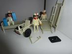 Playmobil 3 verplegers, bed, rolstoel, brancards vintage, Ophalen of Verzenden, Gebruikt, Los playmobil