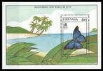 BLOK Grenada 1990, VLINDER, postfris., Postzegels en Munten, Postzegels | Thematische zegels, Ophalen of Verzenden, Postfris, Dier of Natuur
