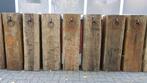 Landelijke meerpalen oude houten balken zuilen met ring, Huis en Inrichting, Nieuw, Ophalen