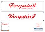 Vrachtauto decal 1:50 Bakkerij Borgesius ( type 3 ), Verzenden, Nieuw, Bus of Vrachtwagen, Overige merken