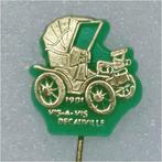 SP0953 Speldje Vis-a-vis Decauville 1901 groen, Ophalen of Verzenden, Gebruikt, Overige onderwerpen