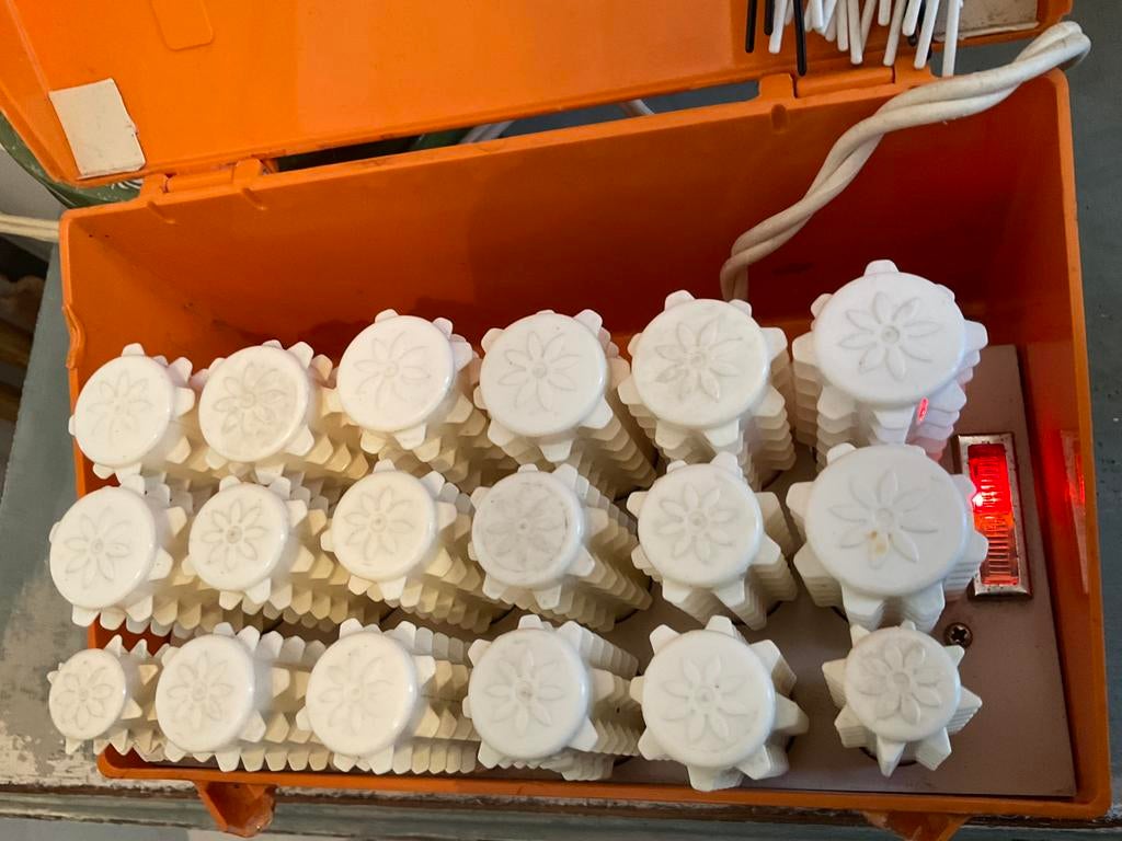 VINTAGE KRULSET EXCELLENCE & CARMEN 18 delig werken perfect!, Sieraden, Tassen en Uiterlijk, Uiterlijk | Haarverzorging, Gebruikt