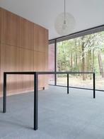 MDF Italia Tense Carbonised Wood tafel, Ophalen, 50 tot 100 cm, Vijf personen of meer, Rechthoekig