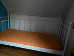 Ijzeren Tiener-meidenbed met lattenbodem, Huis en Inrichting, Slaapkamer | Bedden, Ophalen, Gebruikt, 90 cm, Eenpersoons